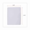 Universal Dry-Erase Board, 11.75"x8.75", White, PK6 UNV43910